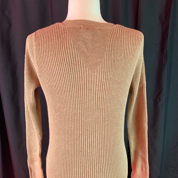 Gap ribbed brown ribbed sweater size L - Picture 3 of 7